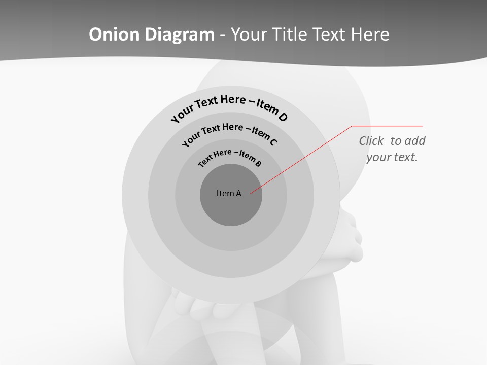 A Person Sitting On The Ground With His Arms Crossed PowerPoint Template