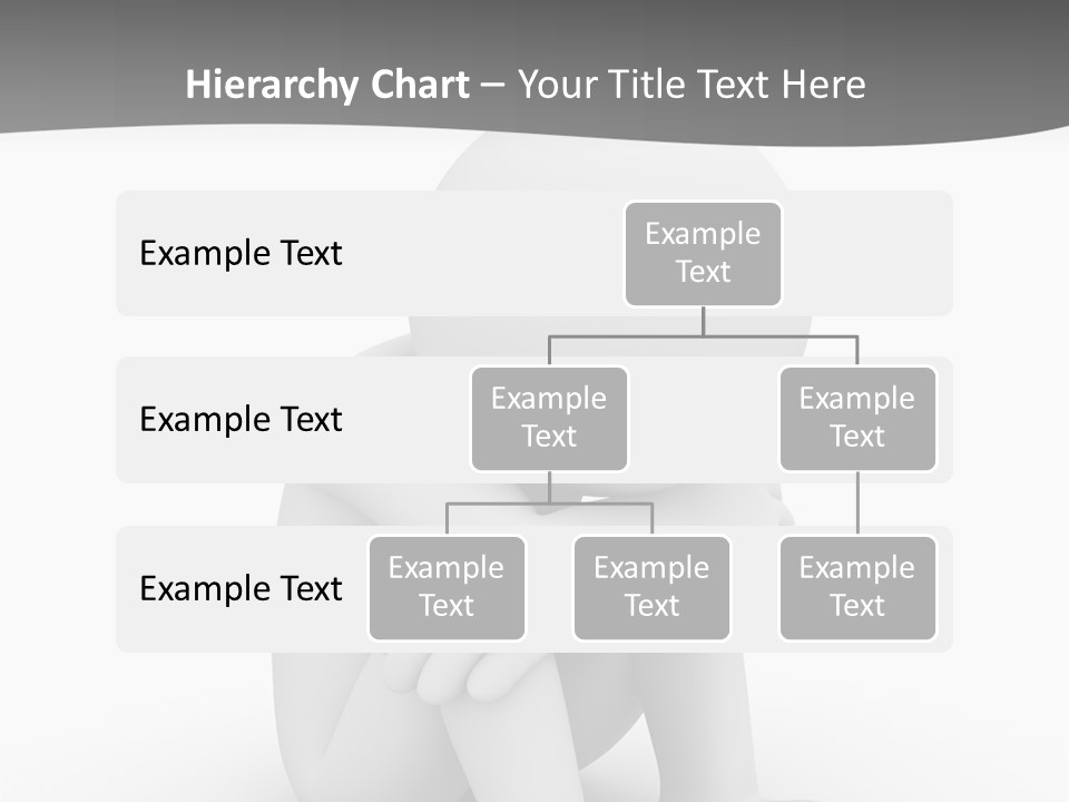 A Person Sitting On The Ground With His Arms Crossed PowerPoint Template