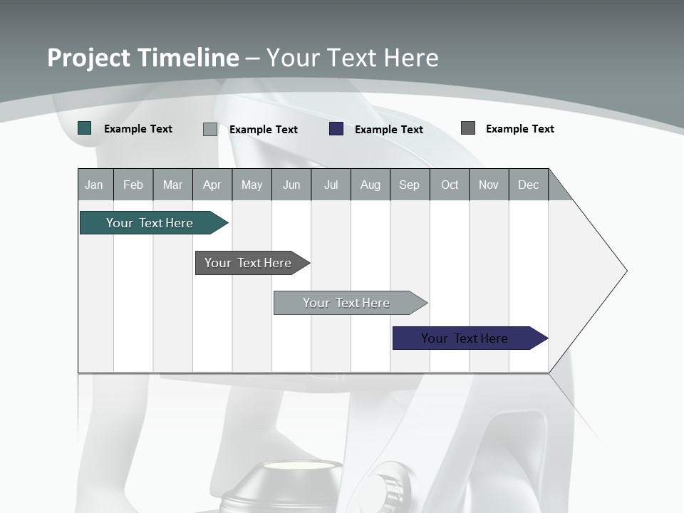 A Man Looking Through A Microscope Powerpoint Presentation PowerPoint Template
