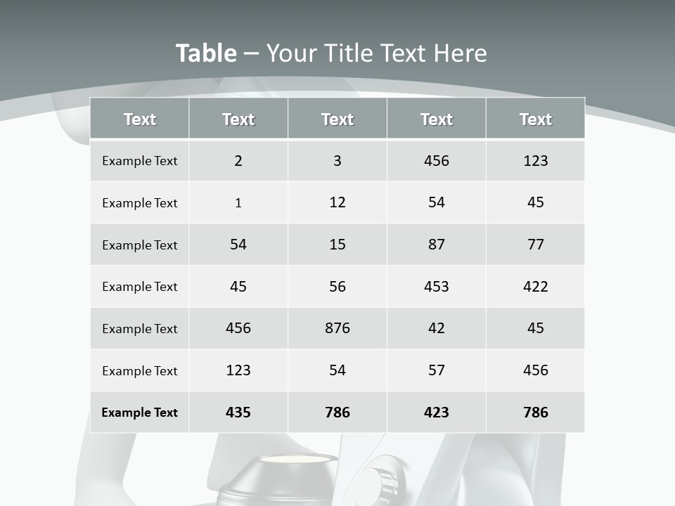 A Man Looking Through A Microscope Powerpoint Presentation PowerPoint Template