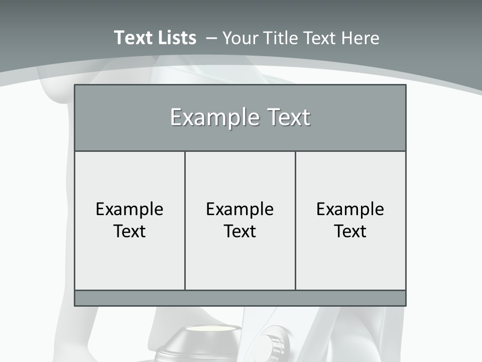 A Man Looking Through A Microscope Powerpoint Presentation PowerPoint Template