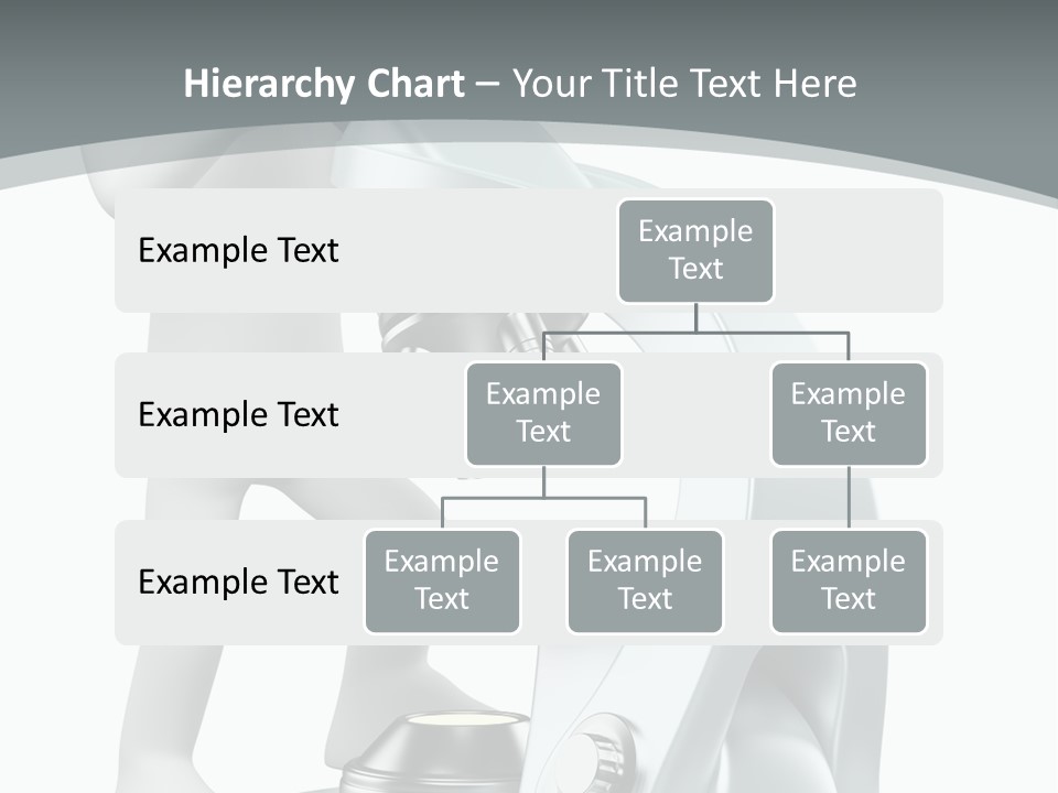 A Man Looking Through A Microscope Powerpoint Presentation PowerPoint Template