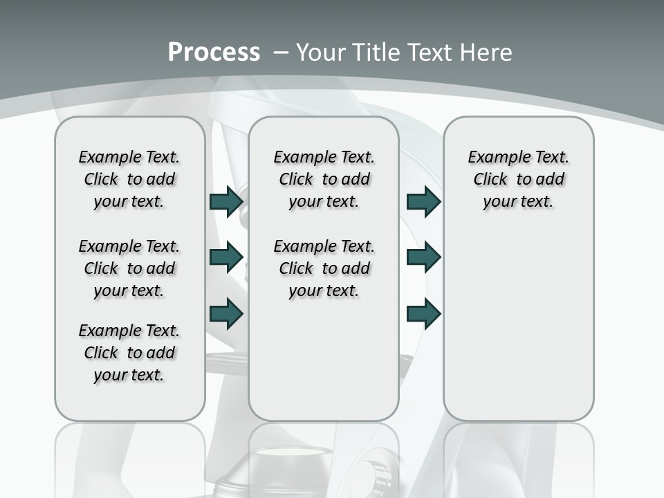 A Man Looking Through A Microscope Powerpoint Presentation PowerPoint Template