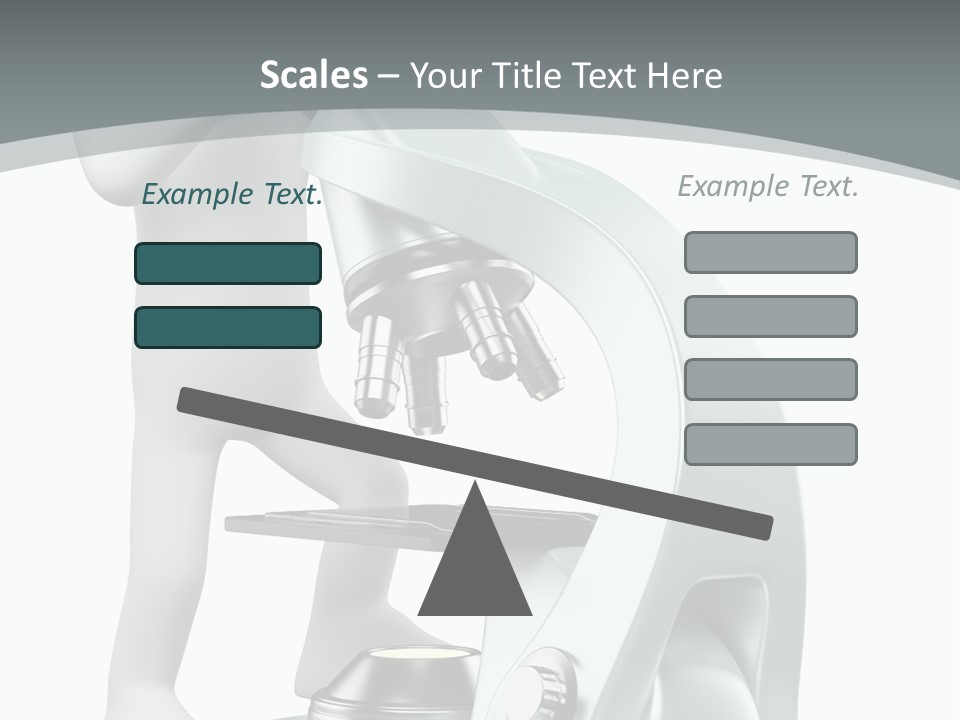 A Man Looking Through A Microscope Powerpoint Presentation PowerPoint Template