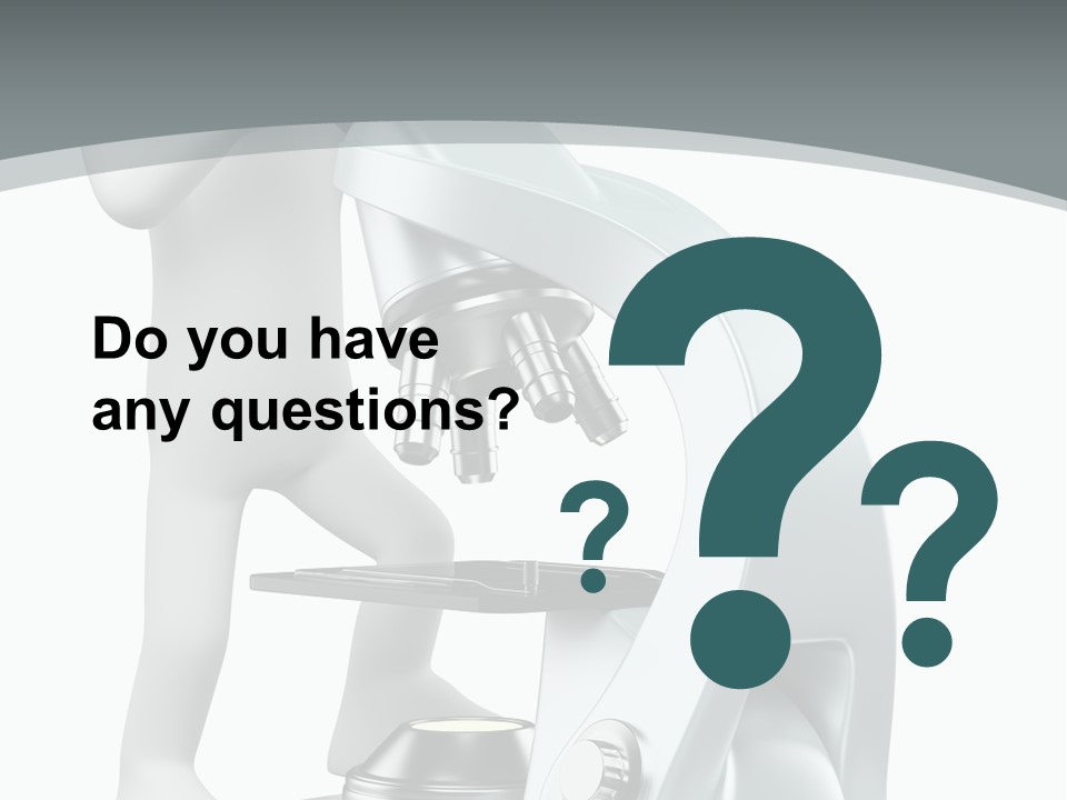 A Man Looking Through A Microscope Powerpoint Presentation PowerPoint Template