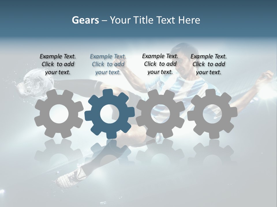 Field Water Success PowerPoint Template