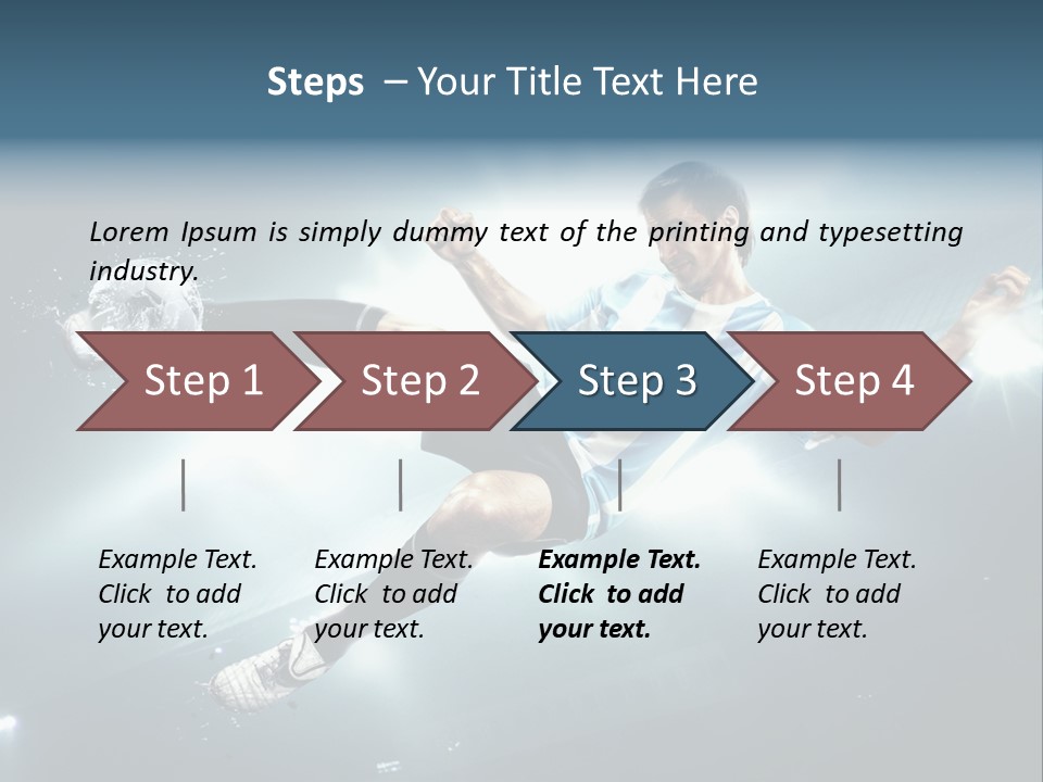 Field Water Success PowerPoint Template