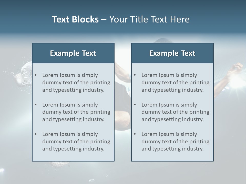 Field Water Success PowerPoint Template