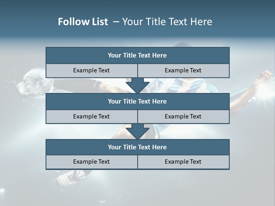 Field Water Success PowerPoint Template