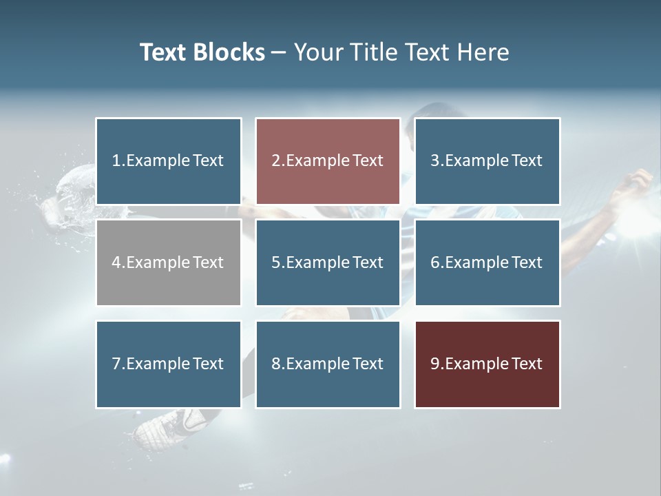 Field Water Success PowerPoint Template