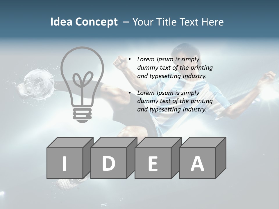 Field Water Success PowerPoint Template