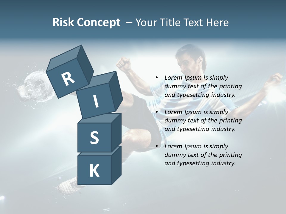 Field Water Success PowerPoint Template