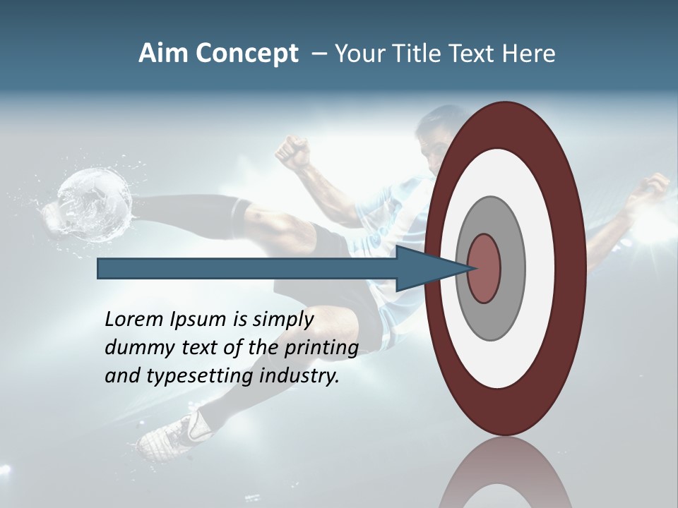 Field Water Success PowerPoint Template