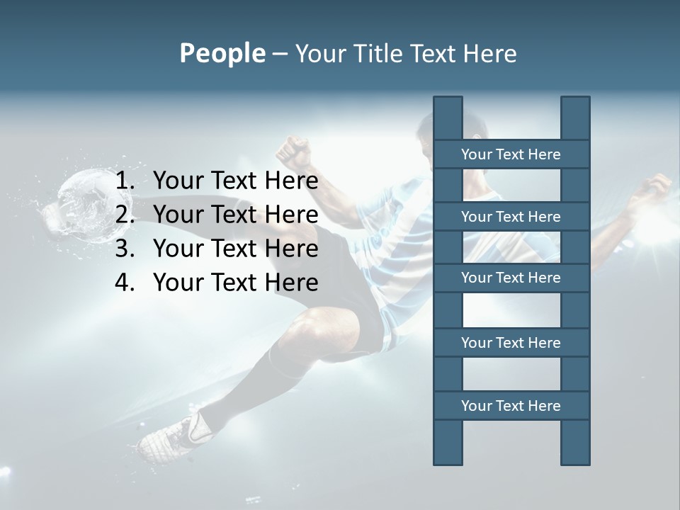 Field Water Success PowerPoint Template