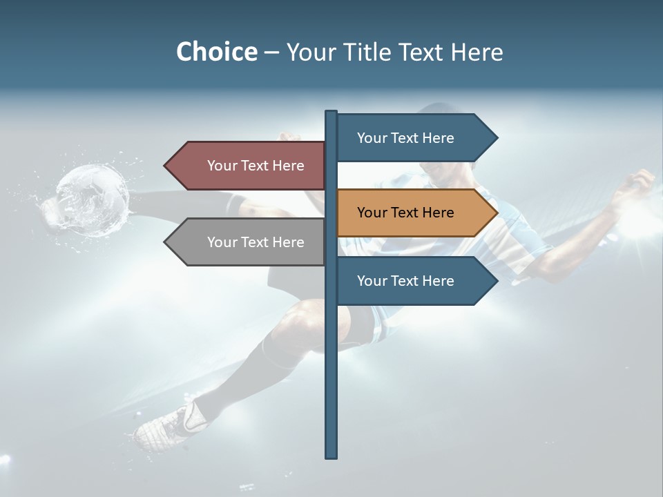 Field Water Success PowerPoint Template