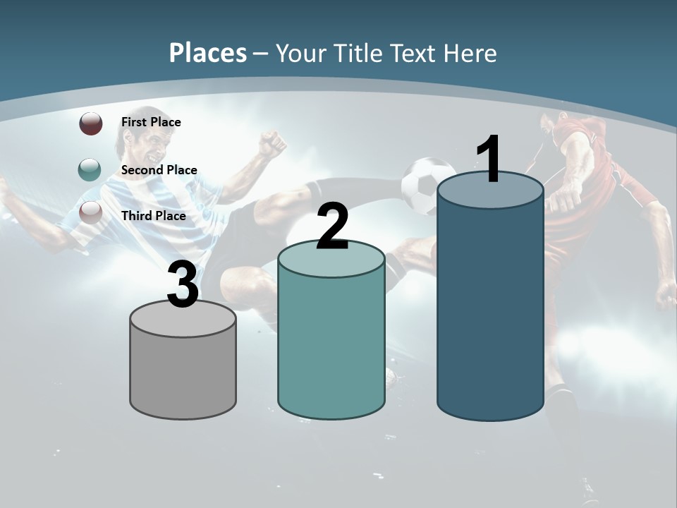 Competition Shoe People PowerPoint Template