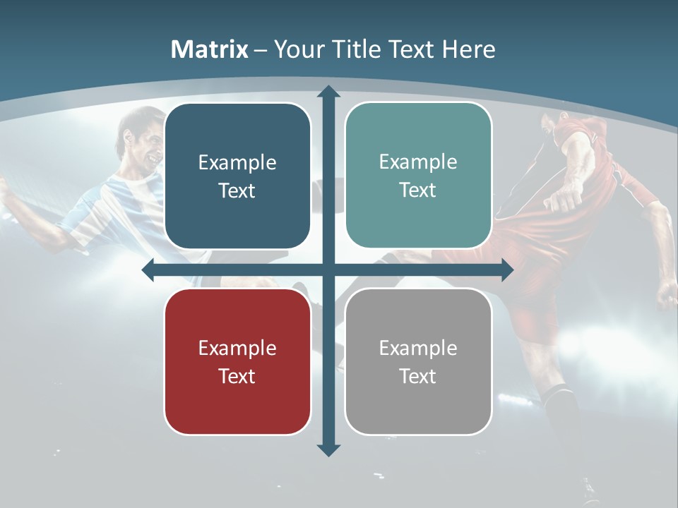Competition Shoe People PowerPoint Template