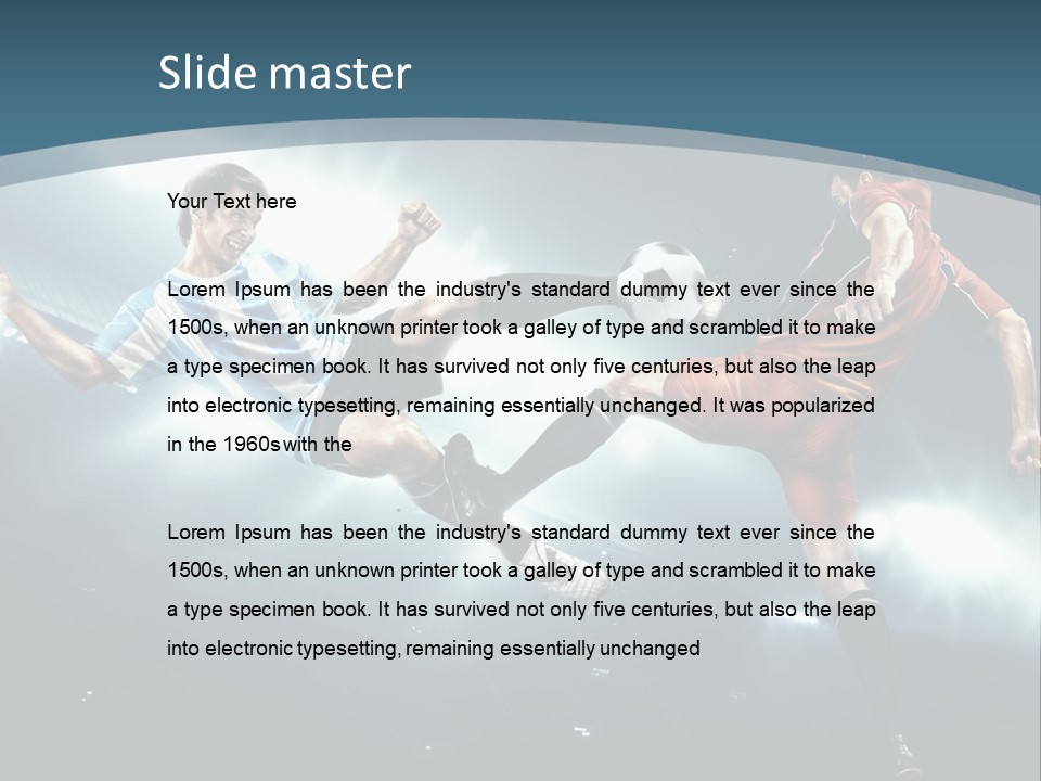 Competition Shoe People PowerPoint Template