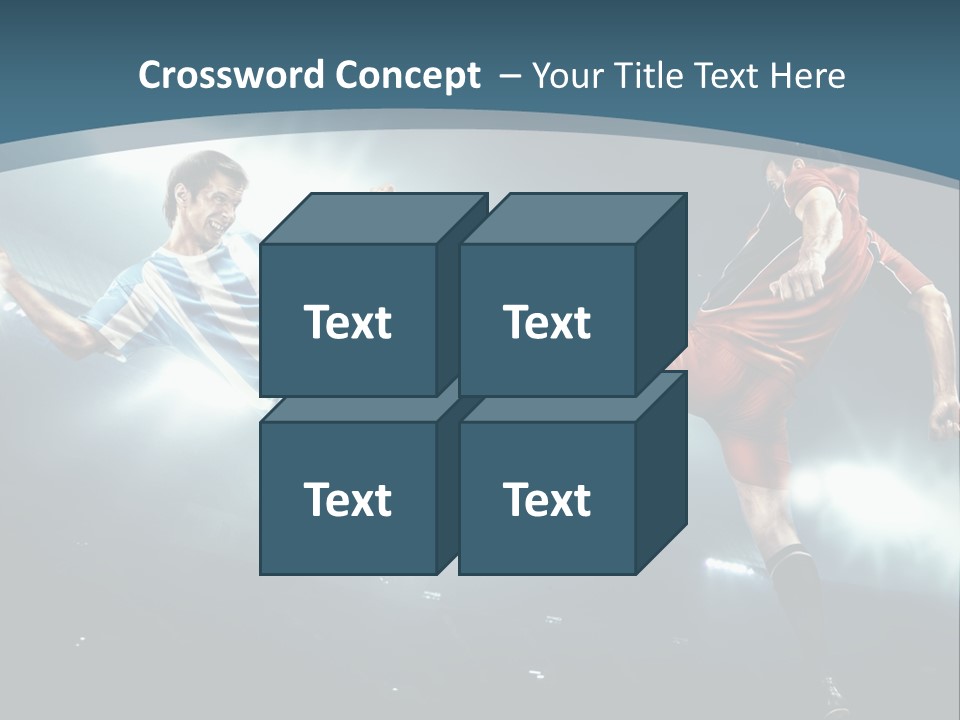 Competition Shoe People PowerPoint Template