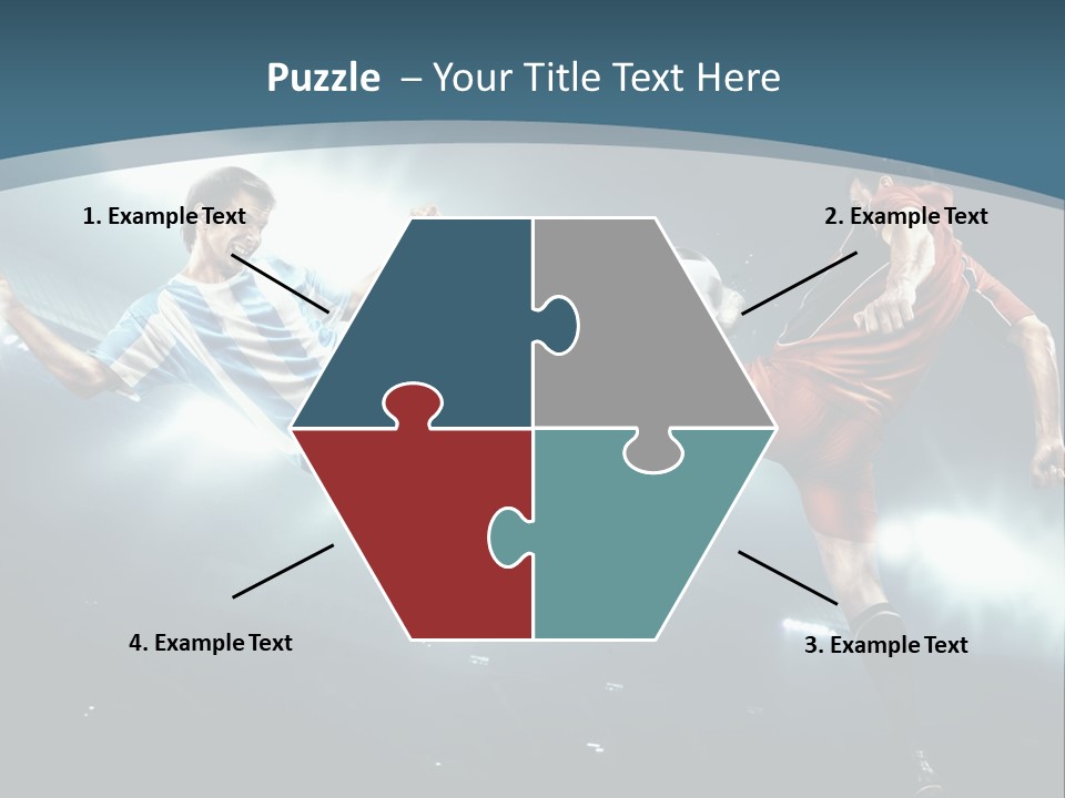 Competition Shoe People PowerPoint Template