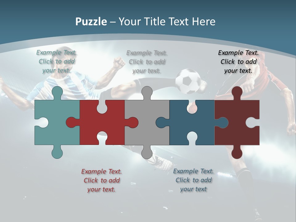 Competition Shoe People PowerPoint Template