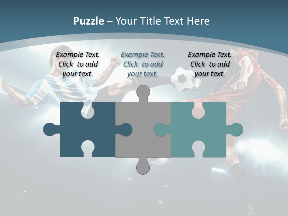 Competition Shoe People PowerPoint Template