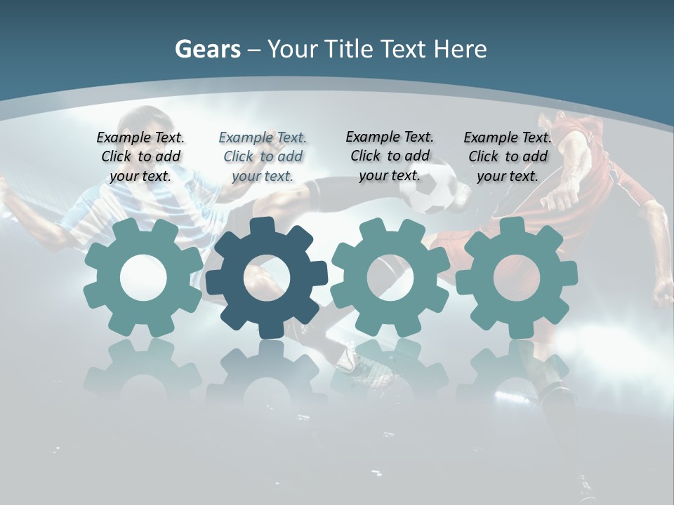 Competition Shoe People PowerPoint Template