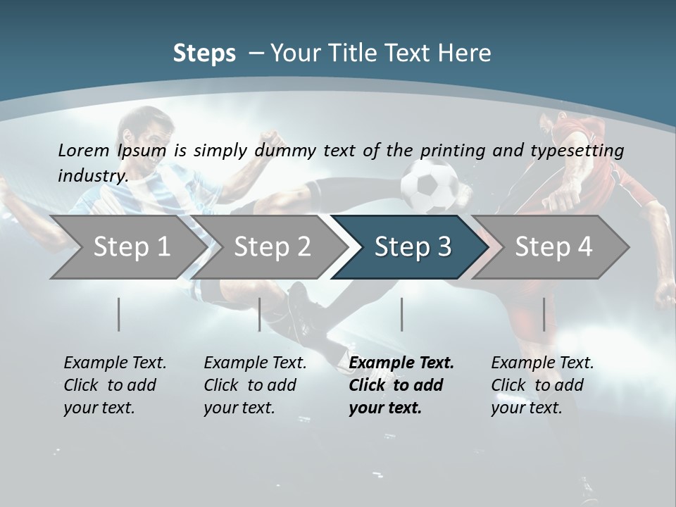 Competition Shoe People PowerPoint Template