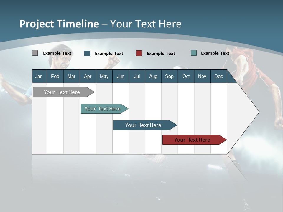 Competition Shoe People PowerPoint Template