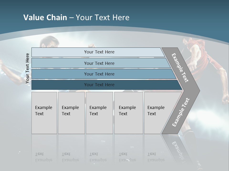 Competition Shoe People PowerPoint Template
