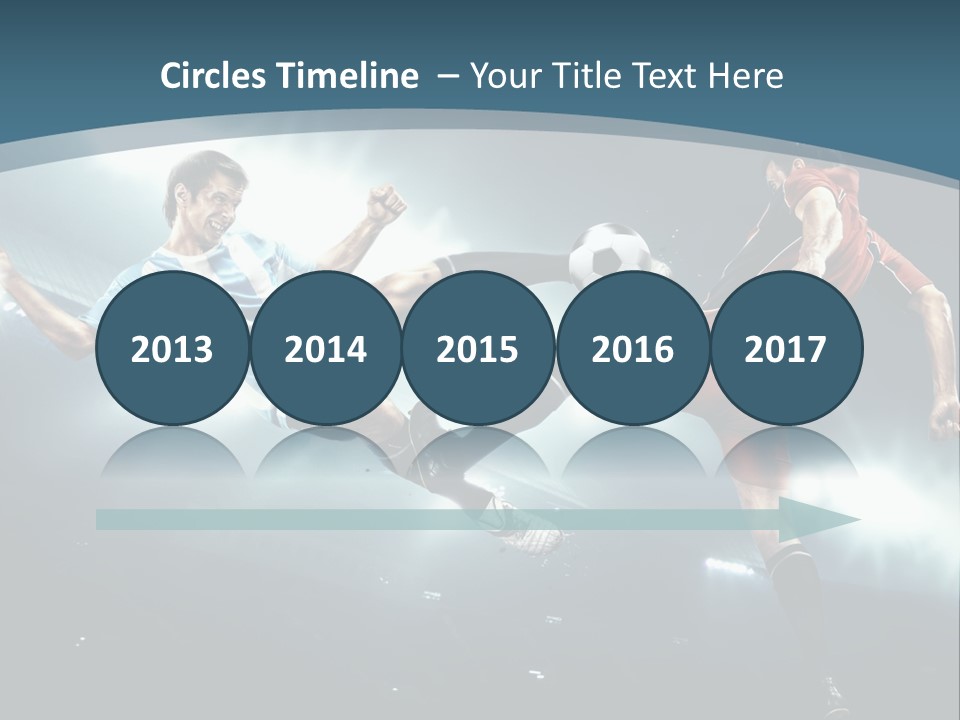 Competition Shoe People PowerPoint Template