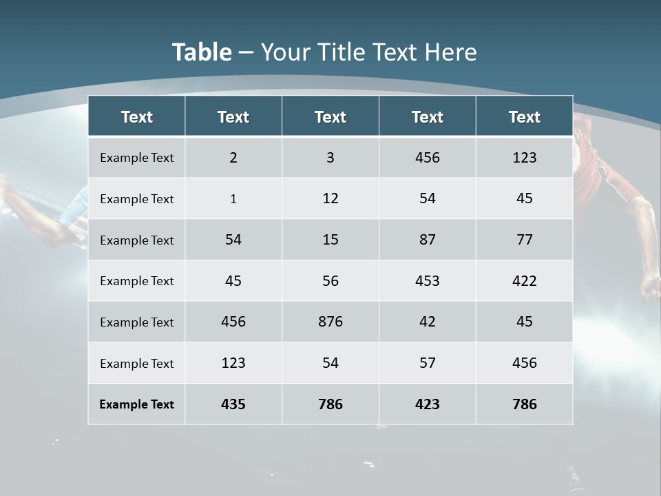 Competition Shoe People PowerPoint Template