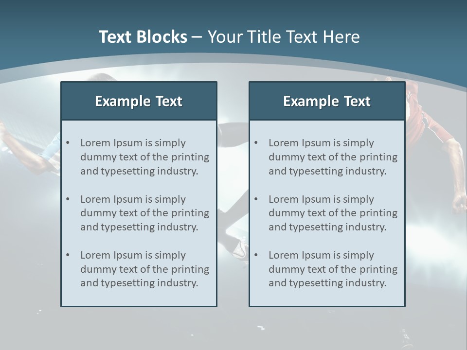 Competition Shoe People PowerPoint Template