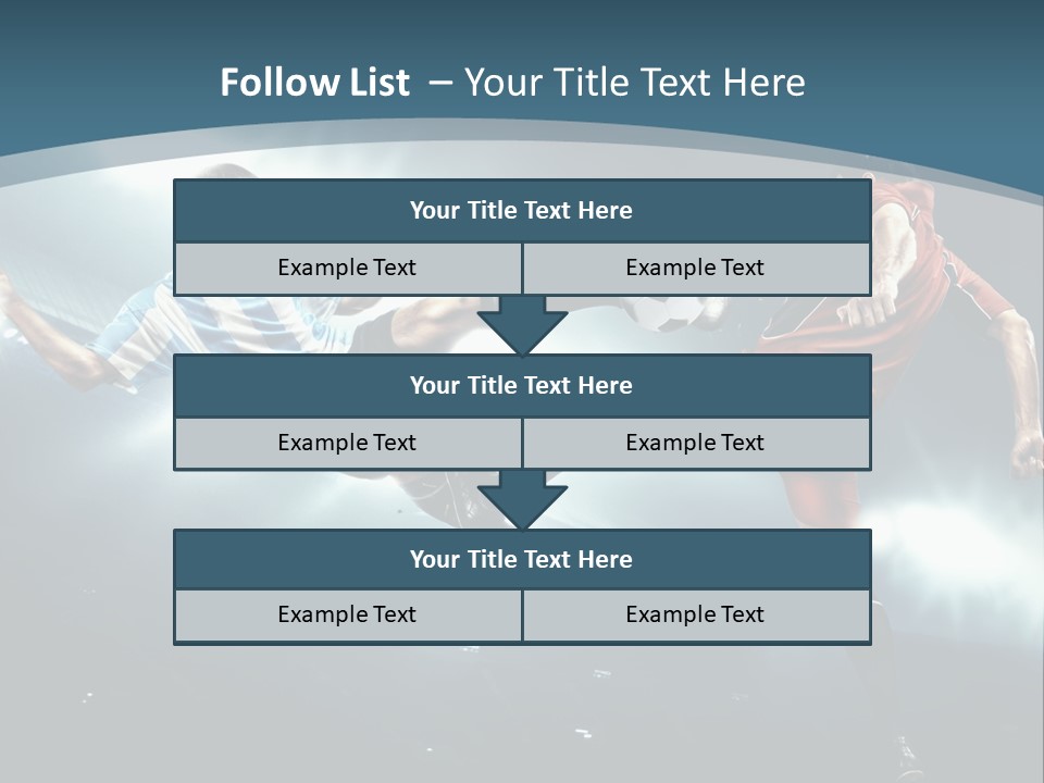 Competition Shoe People PowerPoint Template