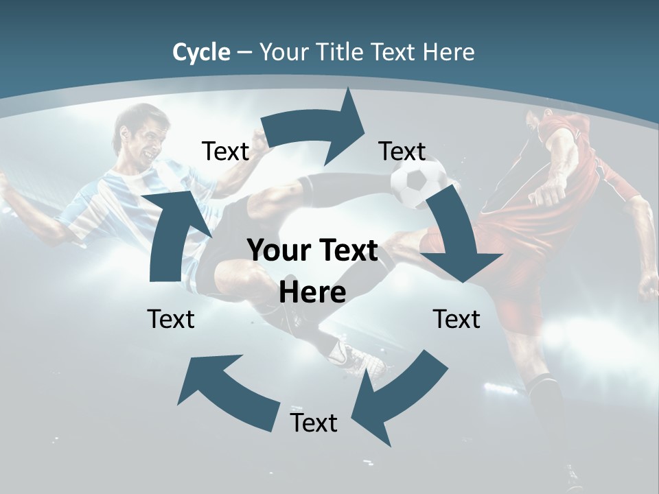 Competition Shoe People PowerPoint Template