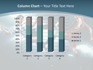 Competition Shoe People PowerPoint Template