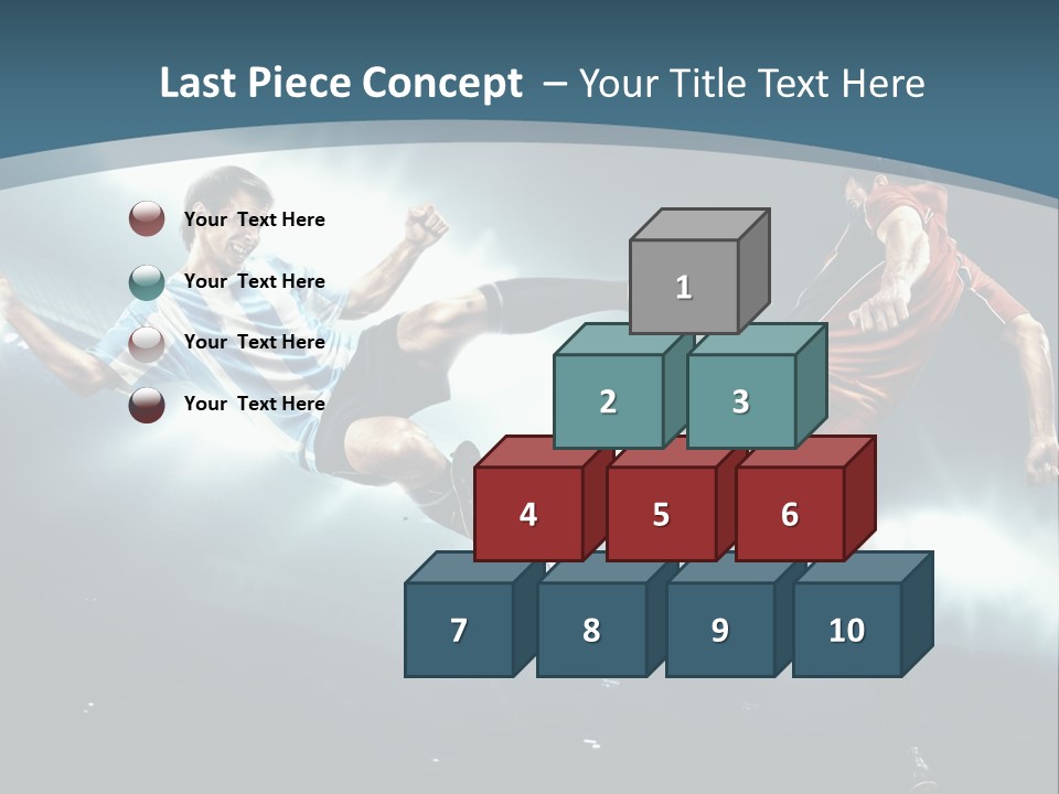 Competition Shoe People PowerPoint Template