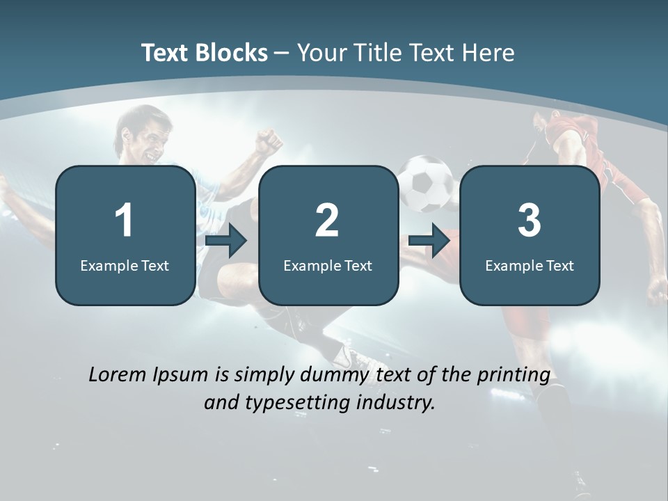 Competition Shoe People PowerPoint Template