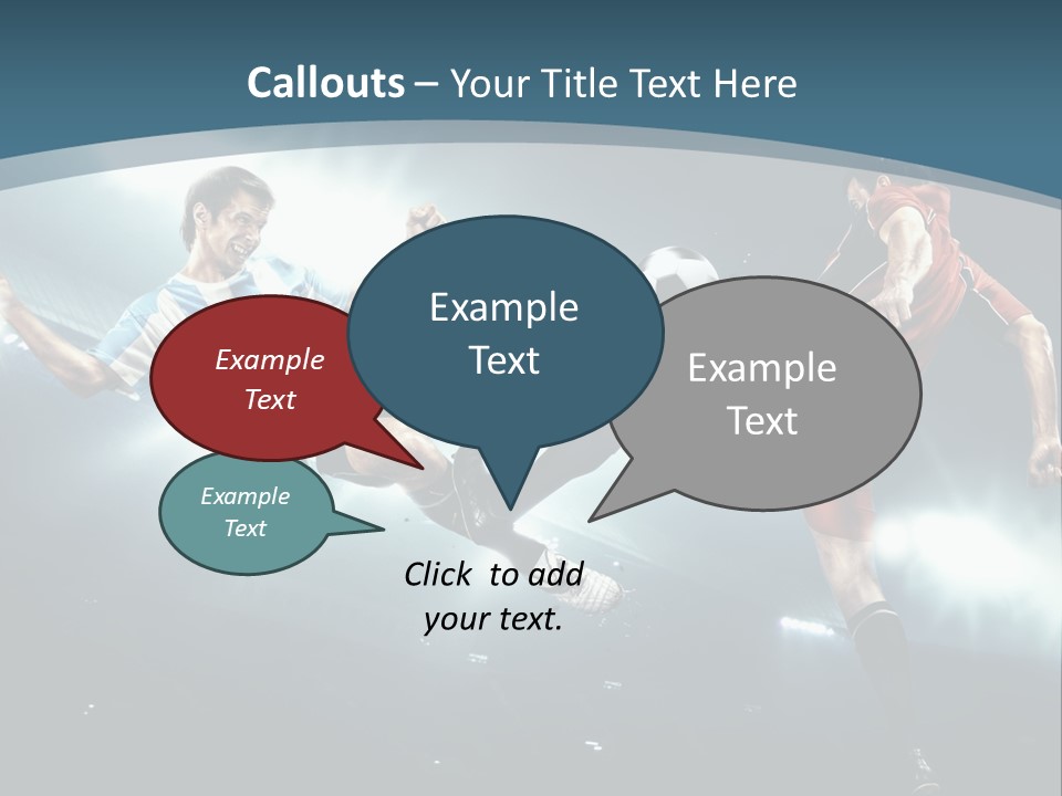Competition Shoe People PowerPoint Template