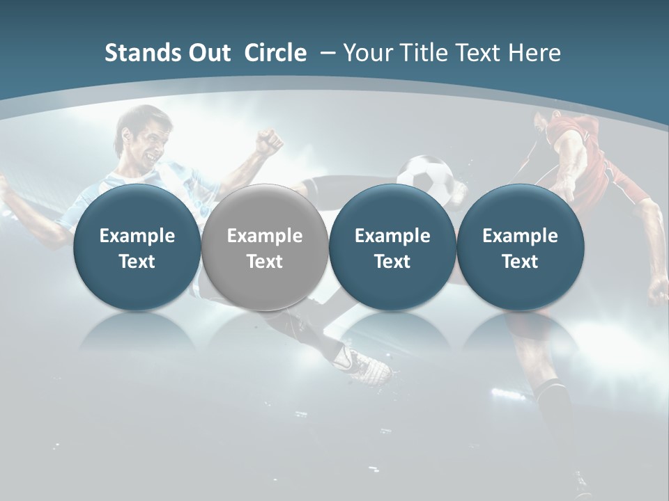 Competition Shoe People PowerPoint Template