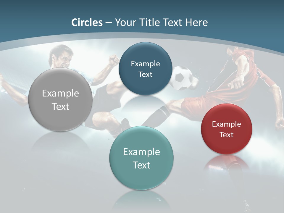 Competition Shoe People PowerPoint Template