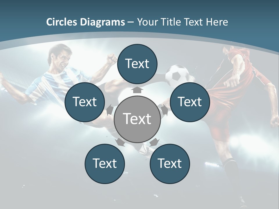 Competition Shoe People PowerPoint Template