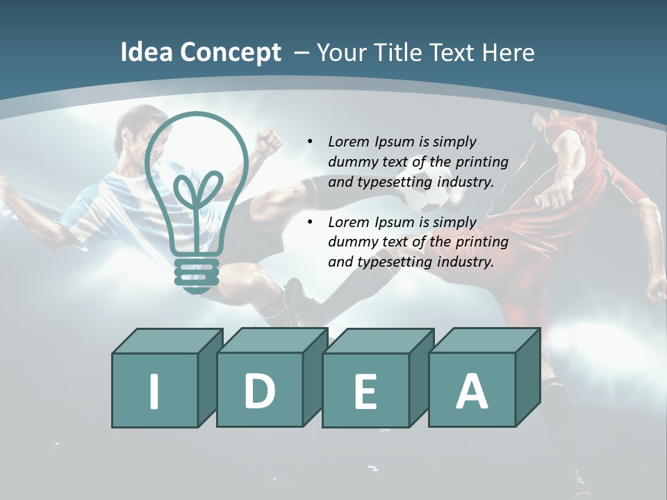 Competition Shoe People PowerPoint Template