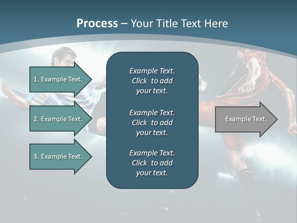 Competition Shoe People PowerPoint Template