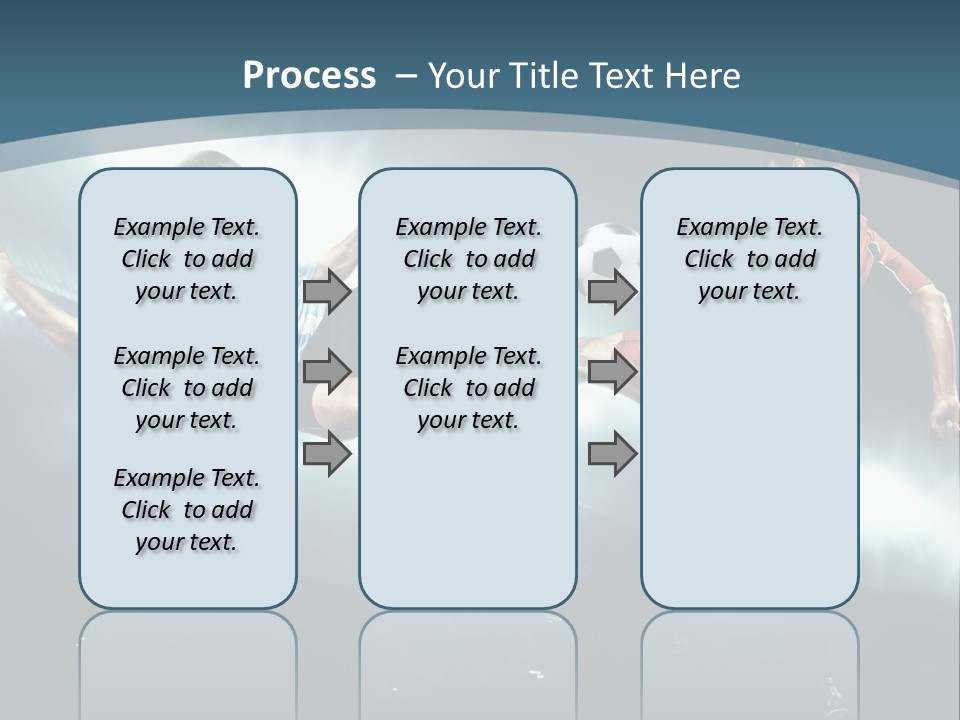 Competition Shoe People PowerPoint Template