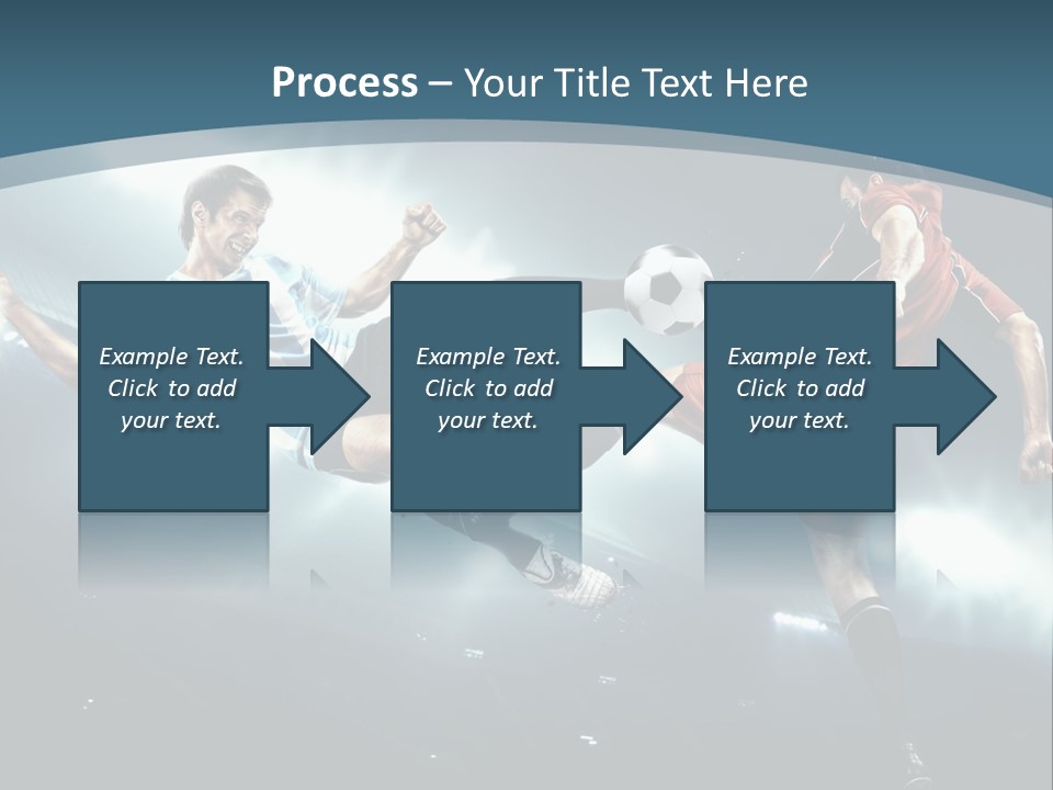 Competition Shoe People PowerPoint Template