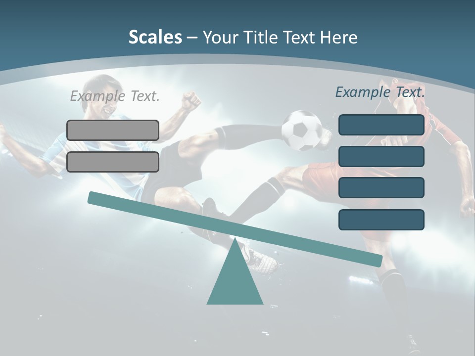 Competition Shoe People PowerPoint Template
