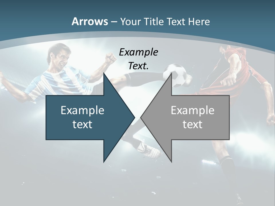 Competition Shoe People PowerPoint Template