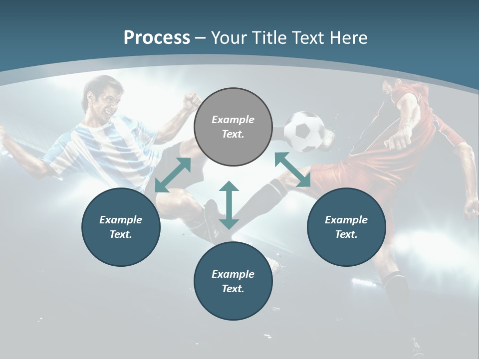 Competition Shoe People PowerPoint Template