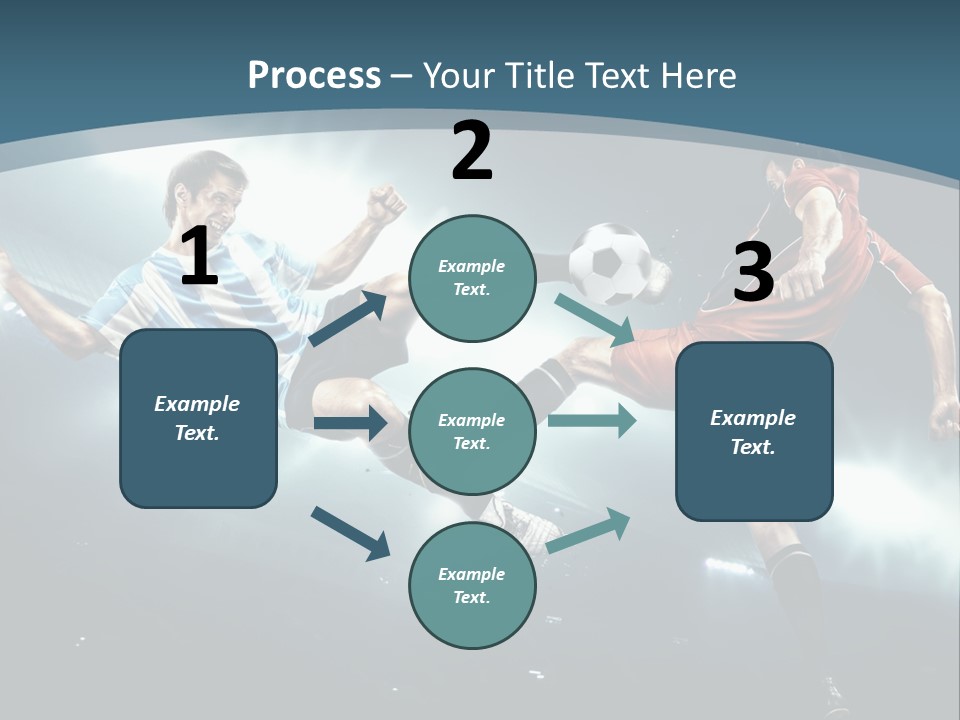 Competition Shoe People PowerPoint Template